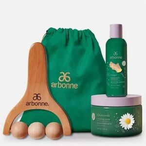 BLACK FRIDAY ARBONNE 3pc Spa Set Gift Set Chamomile & Ginger NEW XMAS